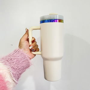 Nouveau RTS 40oz arc-en-ciel sous les couleurs mélangées étanche 40oz gobelets enduits de poudre d'eau en acier inoxydable pour la gravure au laser - Product Image 2