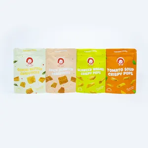 Segel Samping Plastik Food Grade untuk Keripik Kentang/Kantong Kemasan Camilan Kerupuk Ramah Lingkungan Rumput Laut