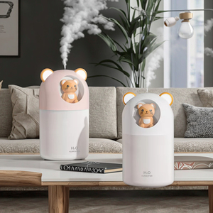 Hot Sale Creative Cartoon Humidifier Home Portable <strong>Mini</strong> Cute Pet Design Large Capacity 280ml Desktop Humidifier Air Humidifier - Product Image 1
