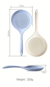 Cuillères écumoire et passoires en silicone antiadhésives personnalisées pour ustensiles de cuisine domestique - Product Image 2