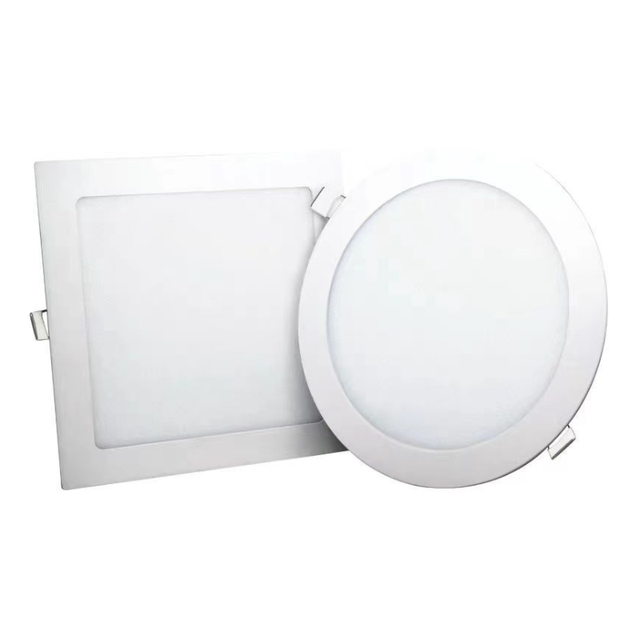 Wholesale Price Ultra Thin Hotel Home Store Office Square Round Recessed Ceiling LED Panel Lamp