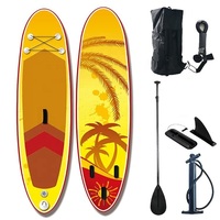 Planche de paddle gonflable haut de gamme, double couche, durable, pour la course et les sports nautiques d'été