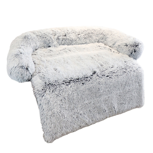 Grand lit pour <span class=keywords><strong>chien</strong></span> avec fermeture éclair, motif uni en peluche, imperméable, chaud pour l'hiver, canapé-lit, protection pour le sol de <span class=keywords><strong>la</strong></span> <span class=keywords><strong>voiture</strong></span> et les meubles - Product Image 1