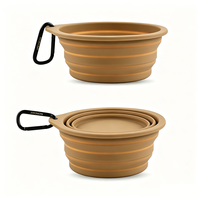 Bol d'eau pliable en silicone pour animaux de compagnie, grand modèle, pour chiens et chats, idéal pour les voyages en plein air