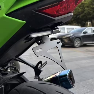 Soporte para Placa de Matrícula Trasera con Luces Intermitentes para Motocicleta KAWASAKI NINJA ZX-10R ZX10R <span class=keywords><strong>ZX10RR</strong></span> ZX-10RR 2023 2024 2025 - Product Image 5