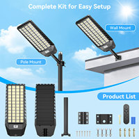 Lámpara Solar LED de 48 Luces de Brillo Superior, Grado Profesional, para Iluminación de Seguridad en Exteriores, para Calles Públicas