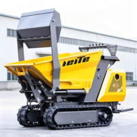 Mini Dumper sur Chenilles Multifonctionnel, Mini Transporteur sur Chenilles 800kg 500kg 400KG, Camion Benne pour la Construction