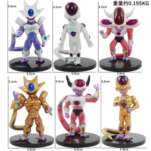 Figurine d'<span class=keywords><strong>anime</strong></span> japonais Version Q Dorée Frieza Dodoria Zarbon PVC Action Figure Collection Modèle Ornements Jouets Cadeaux - Product Image 2
