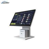 Terminal de point de vente Jepower 15,6 pouces AHD16 Android 11, caisse enregistreuse de supermarché, imprimante thermique 58 mm, tout-en-un tactile, 2+16 Go, quad-core