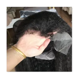4C 4c hairline kinky straight frontal wig hd Lace Frontal Wigs frontal wig italian yaki