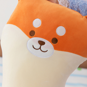 Almohada de Peluche Larga con Diseño de <span class=keywords><strong>Shiba</strong></span> Inu, Suave, para Niños y Adultos, Decoración para el Hogar - Product Image 4