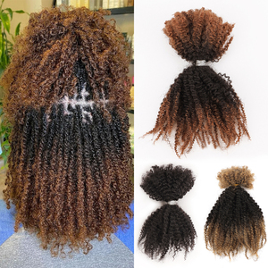 Orientfashion Vente chaude Cheveux humains naturels afro crépus bouclés texturés SDD en vrac pour tresses - Product Image 1