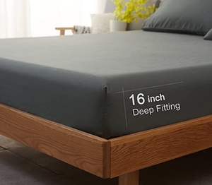 Chải Sợi Nhỏ 1800 Bộ Đồ Giường Sheets Thiết Giá Rẻ Vua Kích Thước Tấm Giường Đặt 4 Piece Sợi Nhỏ - Product Image 3