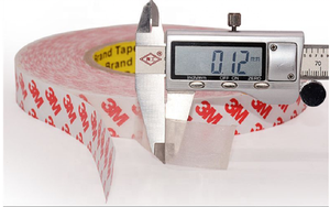 Nastro <span class=keywords><strong>Biadesivo</strong></span> in Tessuto con Adesivo Acrilico Sensibile alla Pressione 55236 Ultra-<span class=keywords><strong>sottile</strong></span> Resistente al Calore Trasparente - Product Image 4