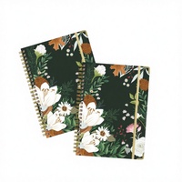 Cuaderno en Inglés 2026 Más Vendido, A5, Espiral, Hojas Sueltas, 100 Hojas, Diario, Planificador Semanal y Mensual, Horario de Trabajo y Deportes