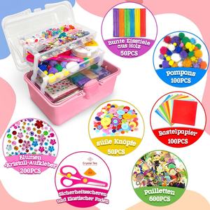 Cajas de Colores Personalizables con Cajones, Servicio FBA, Venta al Por Mayor, Juguetes de Plástico Hechos a Mano para Niños, Sets de Arte y Manualidades, Surtidos - Product Image 3