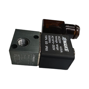 วาล์วควบคุมวาล์วไฟฟ้าขนาดเล็กแบบ3ทิศทาง12V 24V 220V AC 3V1-06 3V1-08นิวเมติก2ตำแหน่งชุด3V - Product Image 2