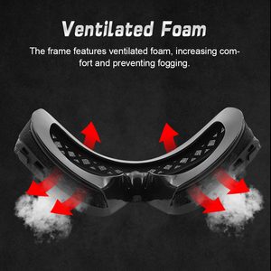 戦術的保護ゴーグル2.5mm厚レンズUV400耐衝撃性安全メガネアウトドアスポーツ用 - Product Image 5