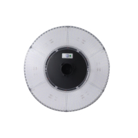 Lámpara Solar de Calle con Diseño UFO, Carcasa de ABS, Impermeable IP65, para Exteriores, Diseño Todo en Uno, Iluminación para Plazas y Jardines, Variantes de 100W y 300W