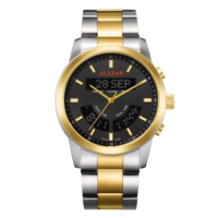Jam Tangan Digital Kiblat Alazan Muslim Azan Alfajr Summon Stainless Steel Anti Air, Grosir Pabrik Agen