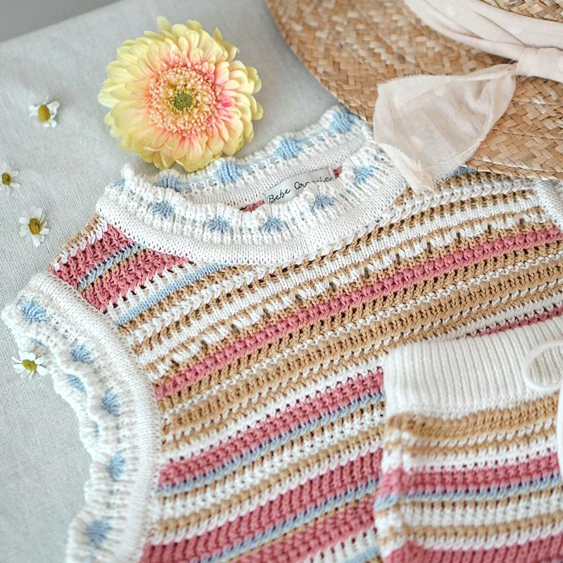 girls knitted clothes set