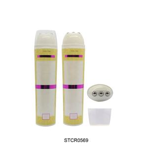 Flacon roll-on transparent de 200 ml en gros – Contenant roll-on en plastique – Emballage tube roll-on en plastique - Product Image 1