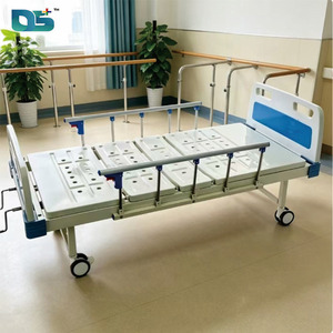 Lit d'hôpital manuel à deux fonctions pour soins de réadaptation, mobilier médical et équipement hospitalier, confortable et économique pour maisons de retraite - Product Image 1