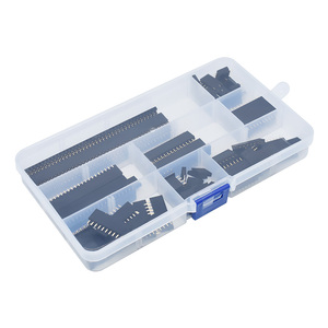 120 pièces/boîte 2.54mm simple rangée broche prise femelle connecteur d'en-tête 1*4p 6p 8p 10p 12p 14p 16p 20p 40p broche carte PCB Kit de combinaison - Product Image 2