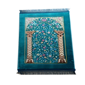 Alfombra de Oración Musulmana de Franela Suave Popular, Alfombra de Casa Plegable con Relieve, Venta al por Mayor - Product Image 3