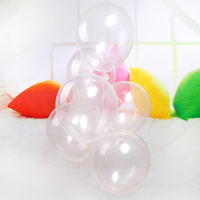 Globos Transparentes de Látex de Alta Calidad, Gruesos, Redondos, de 10 y 12 Pulgadas