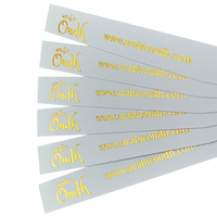 Papier de soie double face personnalisé avec logo, écologique, recyclable, enduit de kaolinite, 80g/m², haute luminosité, pour échantillons cosmétiques et parfums