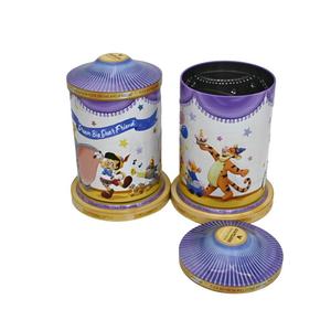 Boîte à musique cylindrique personnalisée en gros, emballage créatif en métal pour biscuits et bonbons de mariage (<span class=keywords><strong>Idée</strong></span> <span class=keywords><strong>cadeau</strong></span> de Noël) - Product Image 1