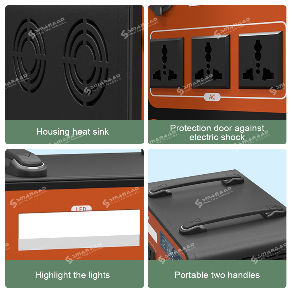 220V Large Capacity 600W 900W 1200W 1500W 1800W High Power Household Application Emergency Storage Camping Supply · image 4