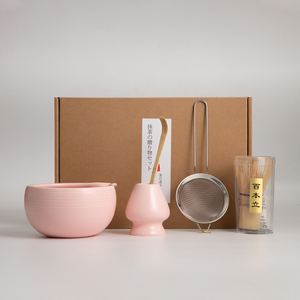 Kit de fouet Matcha personnalisé Ensemble de Matcha Bol en bambou Ensemble de Matcha <span class=keywords><strong>Pinck</strong></span> - Product Image 1