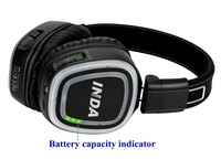 Headphone Silent Disco Nirkabel Sistem HI-FI Baru dengan Headband Logam/Over Ear untuk Yoga, Pesta Dansa