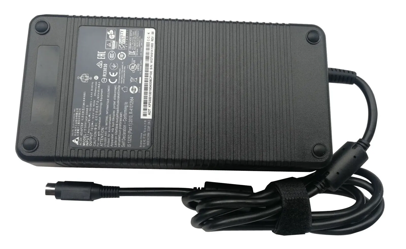 19.5V 16.9a 330W AC Adapter sạc cho clevo p770zm p770dm 4 lỗ máy tính cung cấp điện