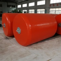 Bouée flottante marine en mousse EPS, bouée de support de surface, pare-battage en PE, orange/jaune, Evergreen Maritime