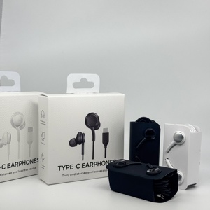 Audífonos Intrauditivos con Cable Tipo C de Alta Calidad <span class=keywords><strong>AKG</strong></span> S10, con Cable de 1.2m, Códecs AAC, Micrófono Estéreo, Manos Libres para S10 S9 <span class=keywords><strong>S8</strong></span> - Product Image 2