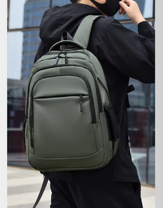 Ruime herenreistas met ritssluiting, modieus, waterdicht, casual, multifunctionele laptoptas voor heren - Product Image 5