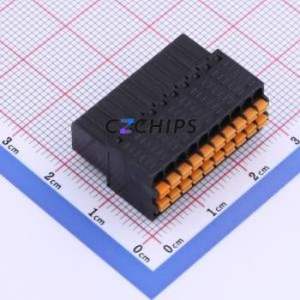 JL15EDGKDH-25410B01 Plug-in Terminal Block P=2.54mm Connector ( Connector Type: Plug )( Construction: 2x10P )( Pitch: 2.54mm ) - Product Image 1