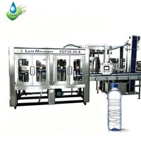 Machine de remplissage d'eau potable minérale entièrement automatique, ligne de production d'embouteillage d'eau en bouteille
