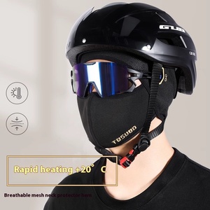 TOSUOD Hommes Femmes Coupe-Vent <span class=keywords><strong>Moto</strong></span> Couvre-chef Hiver Chaud Électrique Batterie De Voiture <span class=keywords><strong>Masque</strong></span> <span class=keywords><strong>Facial</strong></span> Hiver Équitation Polyester En Plein Air - Product Image 3