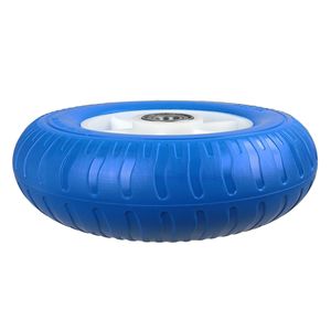 Pneu de chariot de jardin sans air en polyuréthane de 10 pouces, conception diagonale, capacité de charge de 50 kg - Product Image 4
