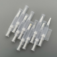 En stock – Stylo cosmétique vide en plastique de 4,5 ml avec brosse pour rouge à lèvres liquide, soins de la peau et huiles essentielles