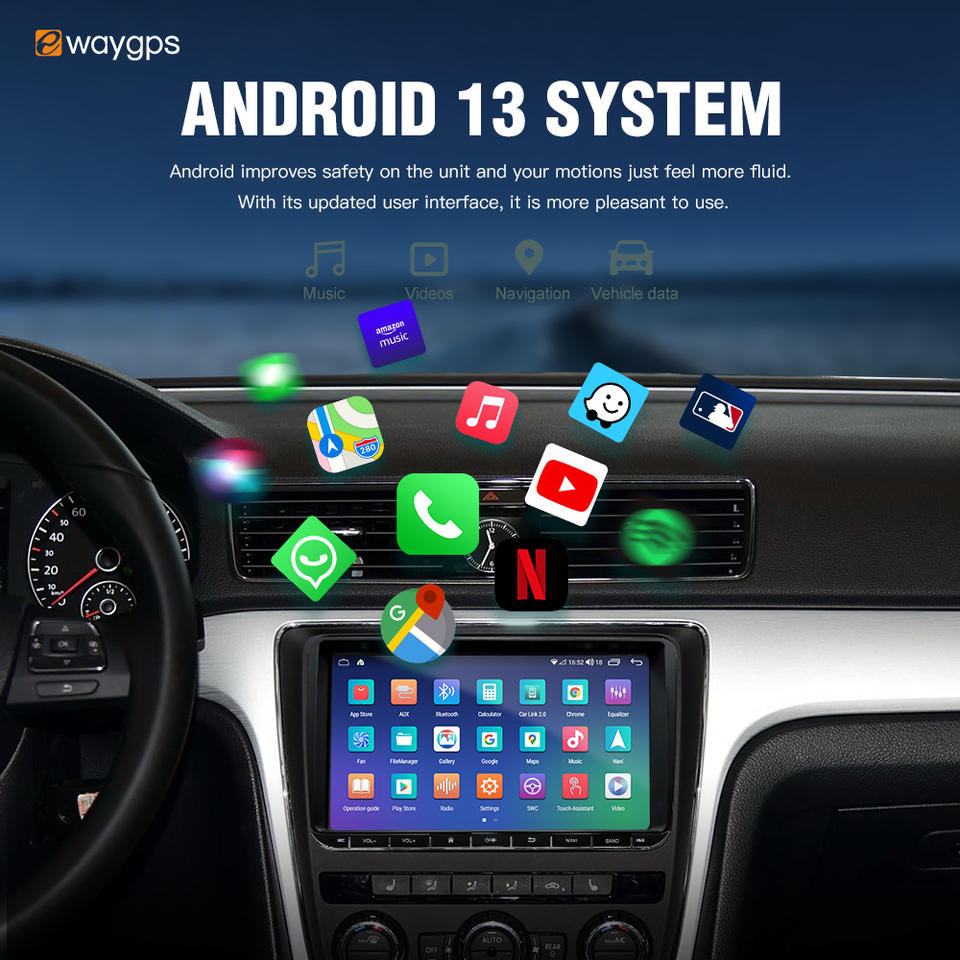 Vw Android Multimedia Ewaygps Android Auto Radio Oem Multimedia Audio Players Car 9 Inches ...