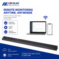 PDU intelligent à montage en rack de longueur personnalisée, prises IEC, protection de circuit, unité de distribution d'alimentation certifiée CE UKCA RoHS Reach