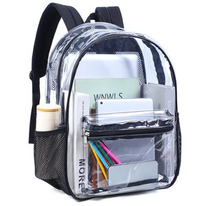 Sac à dos transparent de 17 pouces pour garçons et filles, grand sac à dos transparent pour le travail, le sport et les voyages - Product Image 1