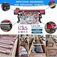 Impresora Eco Solvente de Alta Velocidad Fácil de Operar, Formato Grande para Pancartas, Vinilos y Adhesivos con Consumibles de 160 cm, 180 cm, 10 Pies