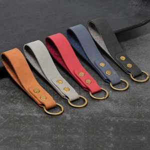 <b>Leather</b> <b>Key</b> <b>Chain</b> Wholesale <b>Key</b> <b>Chain</b> Accessories Luxury Metal Hook Wrist Strap <b>Leather</b> <b>Key</b> <b>Chain</b> Custom Logo <b>Leather</b> Keychain - Product Image 4