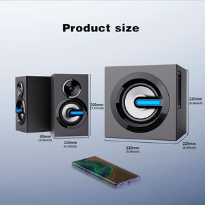 Kit audio domestique CKD SKD, système multimédia pour ordinateurs, haut-parleurs RGB 2.1 avec caisson de basses, système de cinéma maison, haut-parleur BT, haut-parleurs de basses - Product Image 4